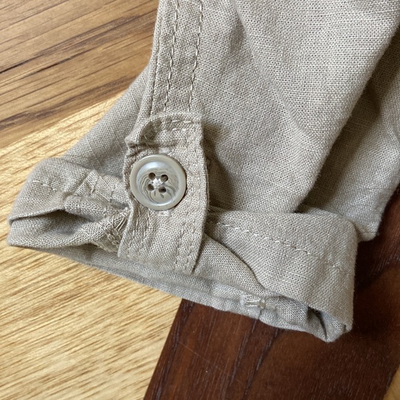 NWT GAP Baby Linen-Cotton Outfit Set 6-12 months - Picture 9 of 10